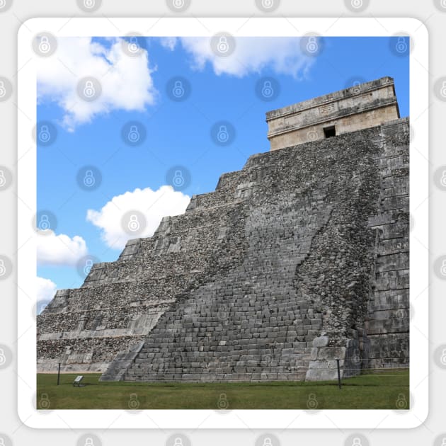 Chichén Itzá - Temple of Kukulkan Sticker by Christine aka stine1